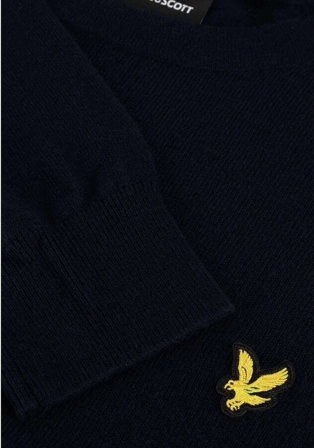 LYLE & SCOTT Heren Truien & Vesten Cotton Merino Crew Neck Jumper Donkerblauw