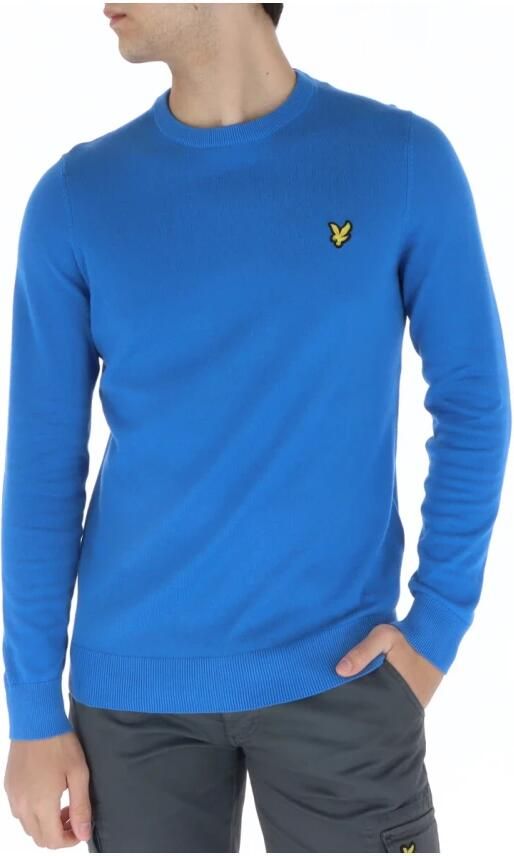 Lyle & Scott Trui Lyle & Scott KN821V CREW NECK-W584 SPRING BLUE - Foto 3