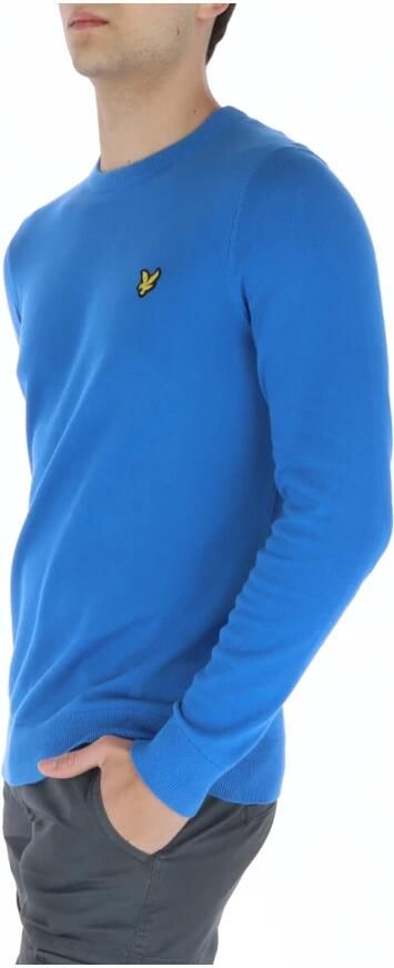 Lyle & Scott Trui Lyle & Scott KN821V CREW NECK-W584 SPRING BLUE - Foto 2