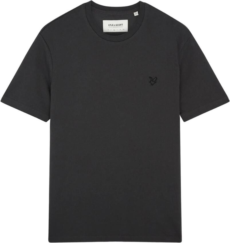 Lyle & Scott T-Shirt met Fijne Stiksels en Adelaar Gray Heren - Foto 2