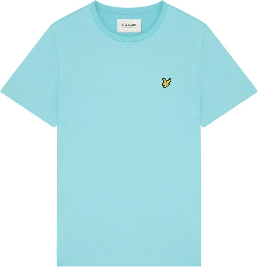 Lyle & Scott Katoenen T-shirt Klassieke Stijl Essentiële Garderobe Blue Heren - Foto 3