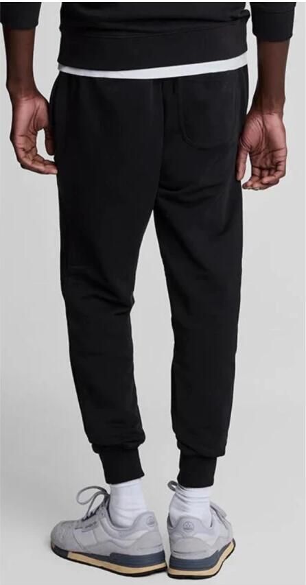 Lyle & Scott Zwarte Joggingbroek met Elastische Taille en Geribbelde Manchetten Black Heren - Foto 2