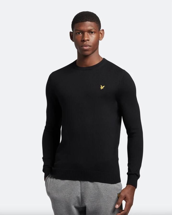 Lyle & Scott Maglione Lyle ; Scott Kn400Vc-Z865 Nero Taglie abbigliamento: L Zwart Heren - Foto 3