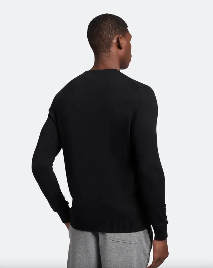 Lyle & Scott Maglione Lyle ; Scott Kn400Vc-Z865 Nero Taglie abbigliamento: L Zwart Heren - Foto 14