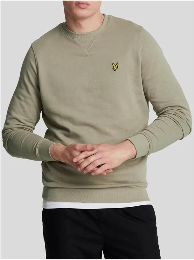Lyle & Scott Klassieke Logo Sweatshirt Alle Seizoenen Green Heren