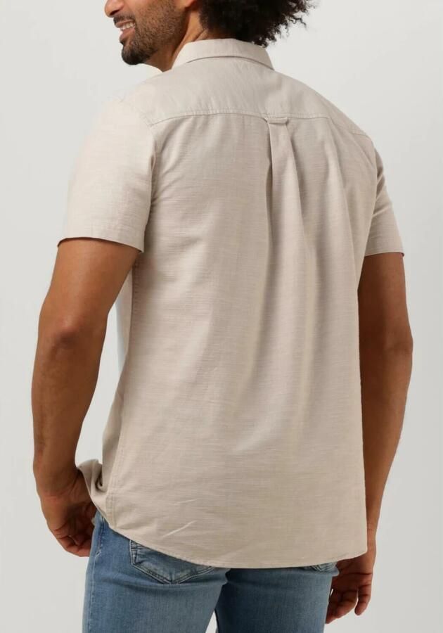 LYLE & SCOTT Heren Overhemden Cotton Slub Short Sleeve Shirt Gebroken Wit - Foto 6