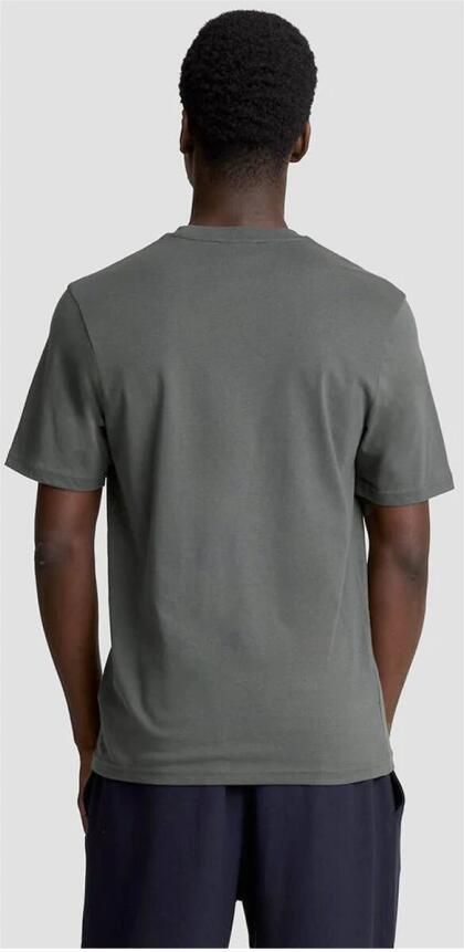 Lyle & Scott Korte mouw T-shirt Ts400Ton Gray Heren - Foto 3