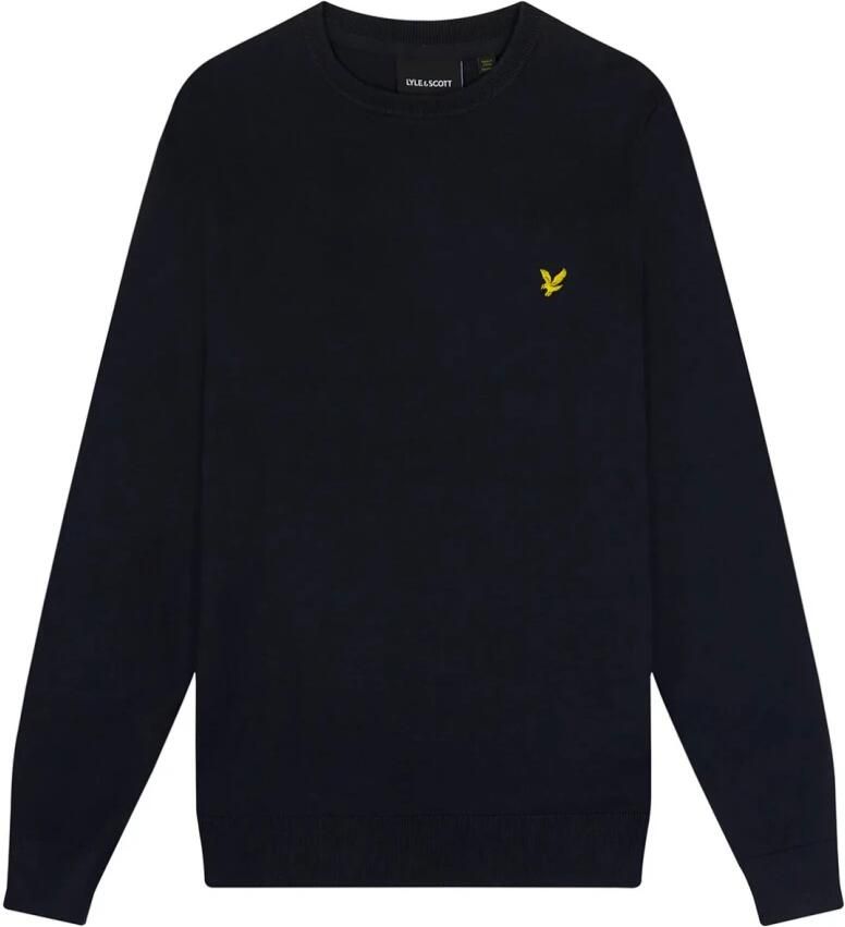 LYLE & SCOTT Heren Truien & Vesten Cotton Crew Neck Jumper Donkerblauw - Foto 2