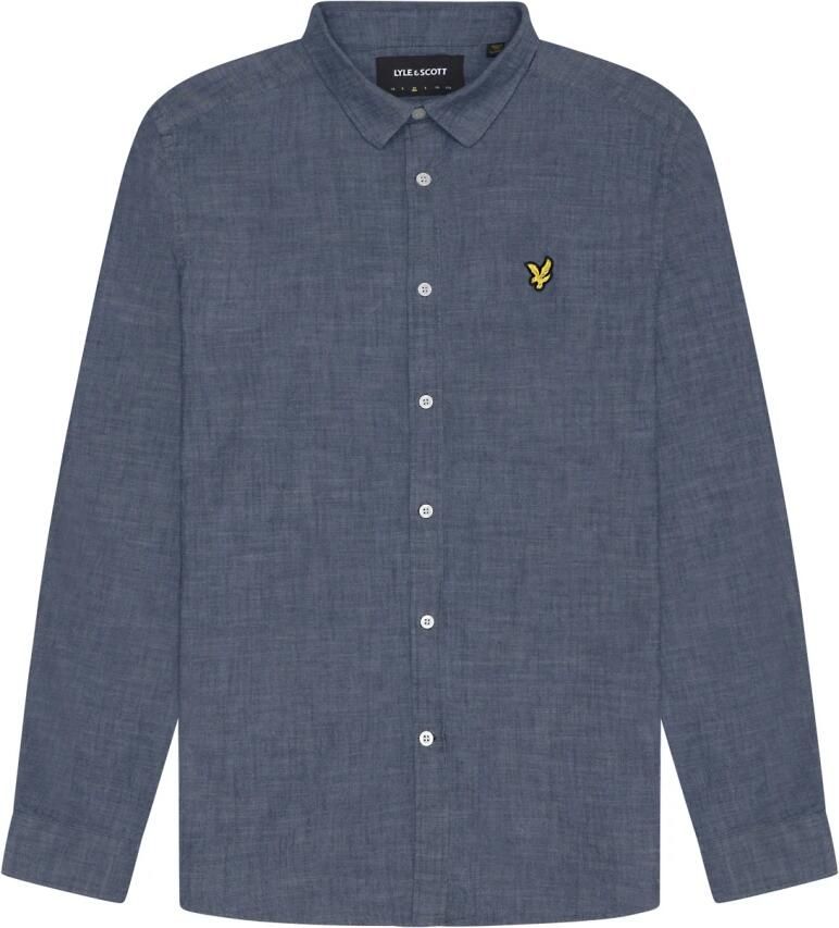 Lyle & Scott Overhemd Lange Mouw Lyle & Scott Chemise manches logues Chambray