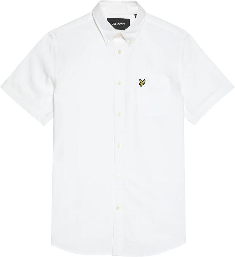 Lyle & Scott Overhemd Korte Mouw Lyle & Scott Oxford-shirt met korte mouwen - Foto 5