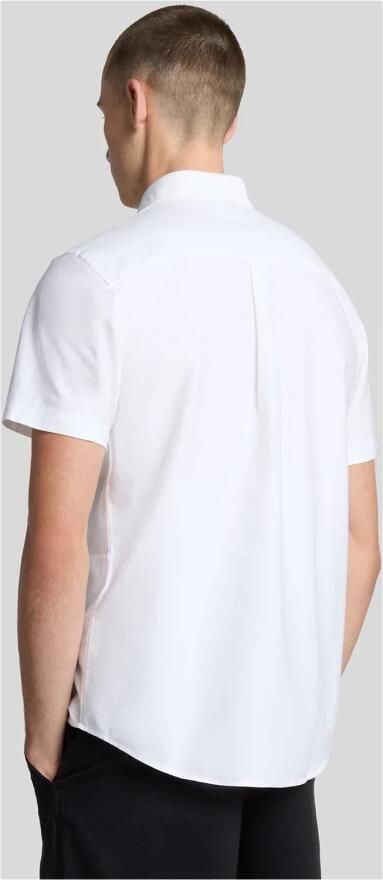 Lyle & Scott Overhemd Korte Mouw Lyle & Scott Oxford-shirt met korte mouwen - Foto 4