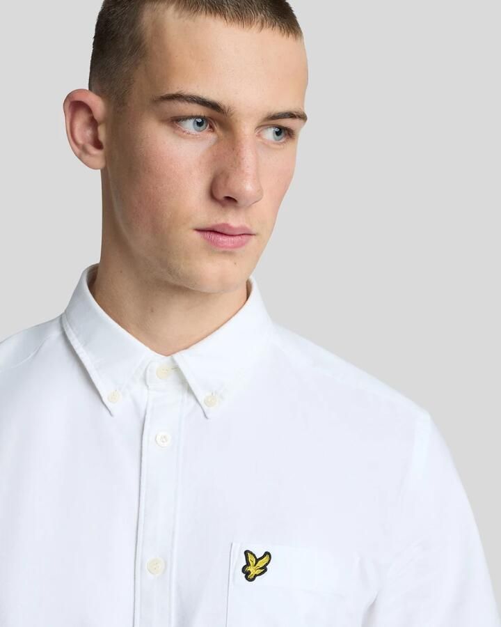 Lyle & Scott Overhemd Korte Mouw Lyle & Scott Oxford-shirt met korte mouwen