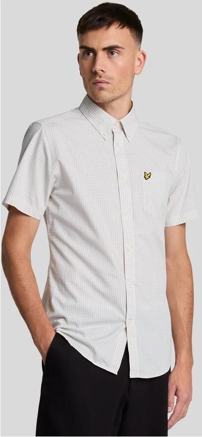 Lyle & Scott Overhemd Lange Mouw Lyle & Scott SW2213V SHORT SLEEVE SHIRT-X334 COVE - Foto 3