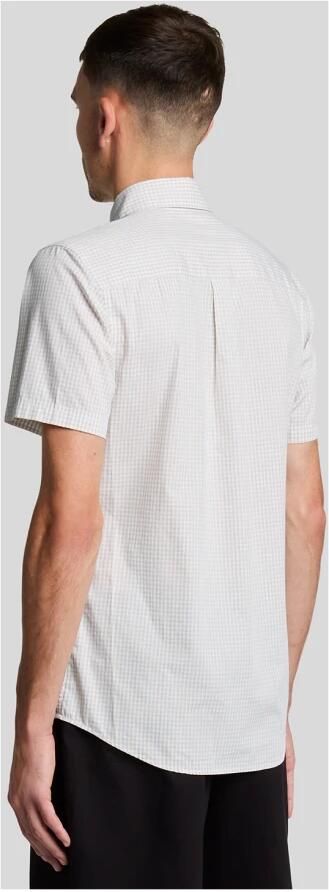 Lyle & Scott Overhemd Lange Mouw Lyle & Scott SW2213V SHORT SLEEVE SHIRT-X334 COVE - Foto 4