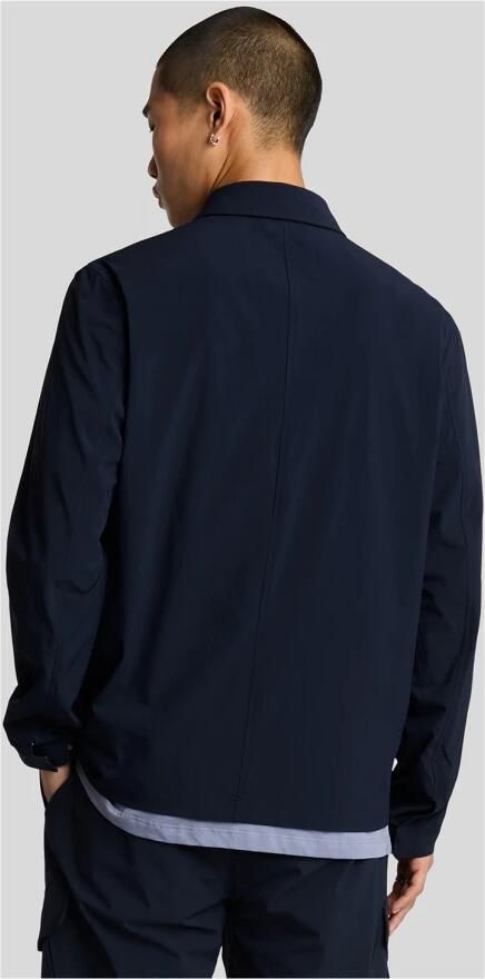 Lyle & Scott LS Geweven Shirts Nylon Zak Overshirt Blue Heren - Foto 8