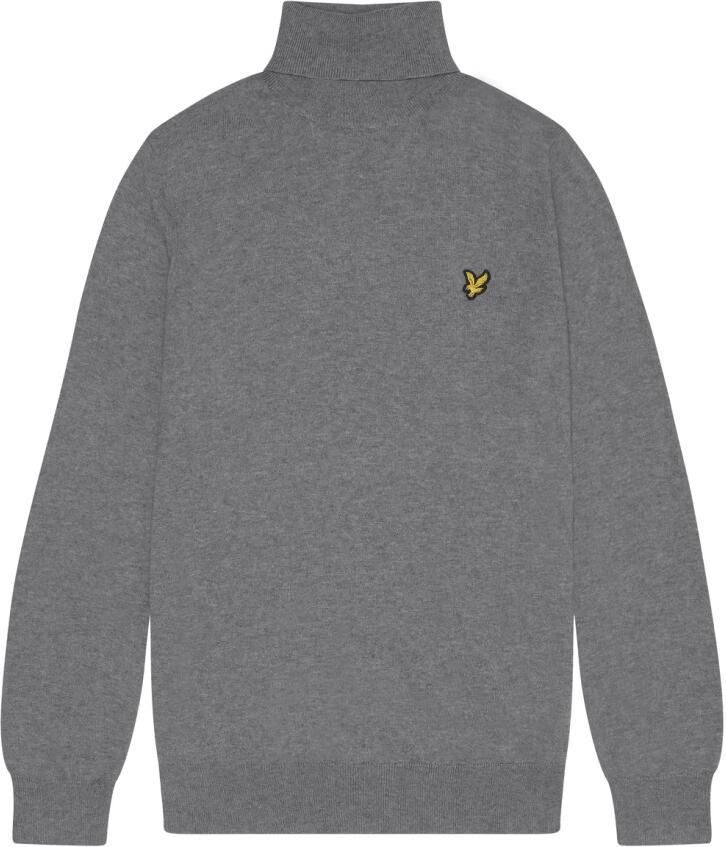 Lyle & Scott Trui Lyle & Scott KN2103V COTTON MERINO-T28 MID GREY MARL