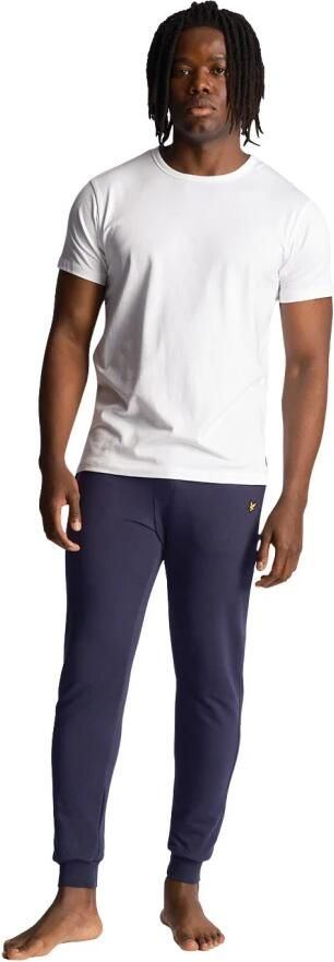 Lyle & Scott Mid Bottoms Single Jersey Lounge Pant Blue Heren - Foto 2