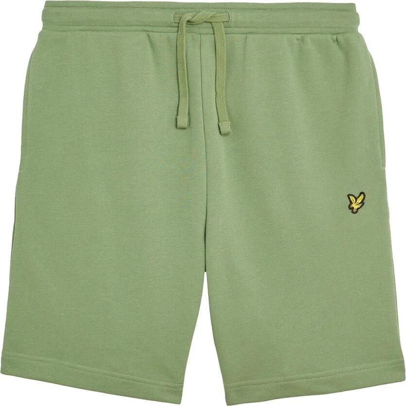 Lyle & Scott Korte Broek Lyle & Scott ML414VOG SWEAT SHORT-X576 SMOKE GREEN - Foto 4