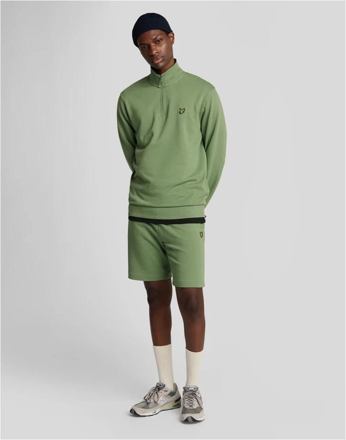 Lyle & Scott Korte Broek Lyle & Scott ML414VOG SWEAT SHORT-X576 SMOKE GREEN - Foto 3
