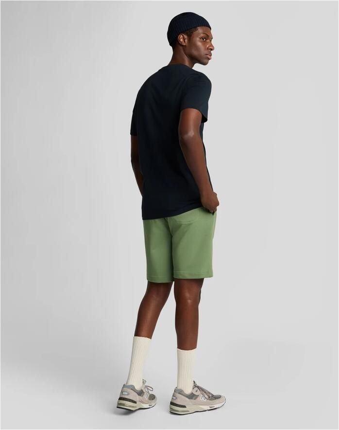 Lyle & Scott Korte Broek Lyle & Scott ML414VOG SWEAT SHORT-X576 SMOKE GREEN - Foto 2