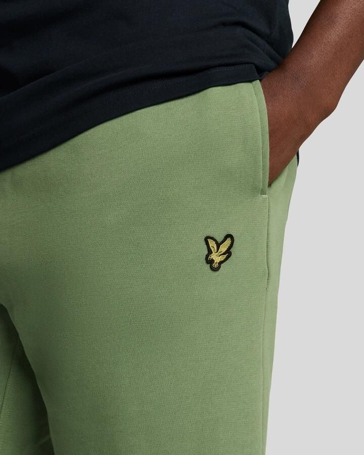 Lyle & Scott Korte Broek Lyle & Scott ML414VOG SWEAT SHORT-X576 SMOKE GREEN
