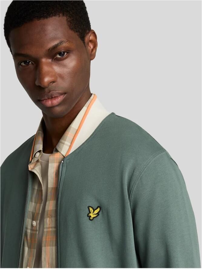 Lyle & Scott Trainingsjack Lyle & Scott Half getipt jersey bomberjack