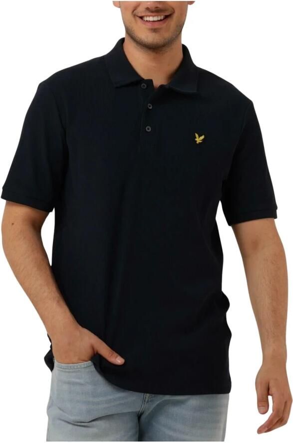 LYLE & SCOTT Heren Polo's & T-shirts Milano Trim Polo Shirt Donkerblauw - Foto 4