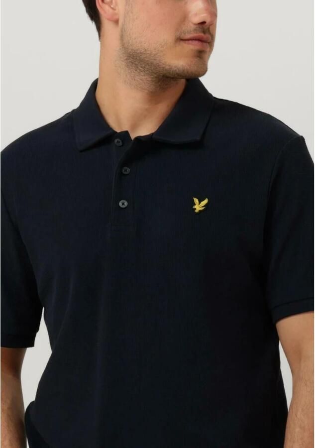 LYLE & SCOTT Heren Polo's & T-shirts Milano Trim Polo Shirt Donkerblauw - Foto 2