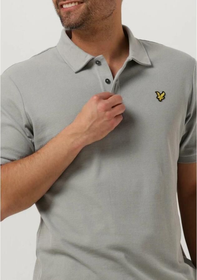 LYLE & SCOTT Heren Polo's & T-shirts Milano Trim Polo Shirt Grijs - Foto 2