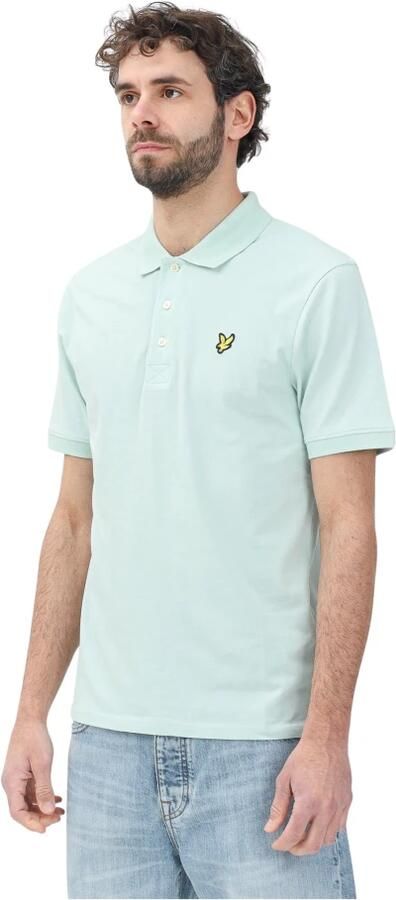 Lyle & Scott Mintgroen poloshirt met korte mouwen Green Heren - Foto 6
