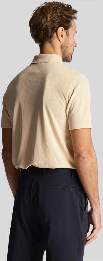 Lyle & Scott Polo Shirt Korte Mouw Lyle & Scott Polo Monogram Jacquard - Foto 3