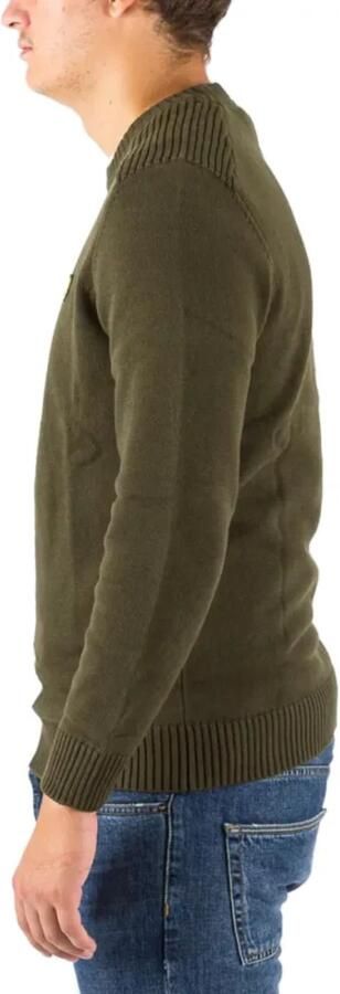 LYLE & SCOTT Heren Truien & Vesten Crew Neck Lambswool Blend Jumper Olijf - Foto 10