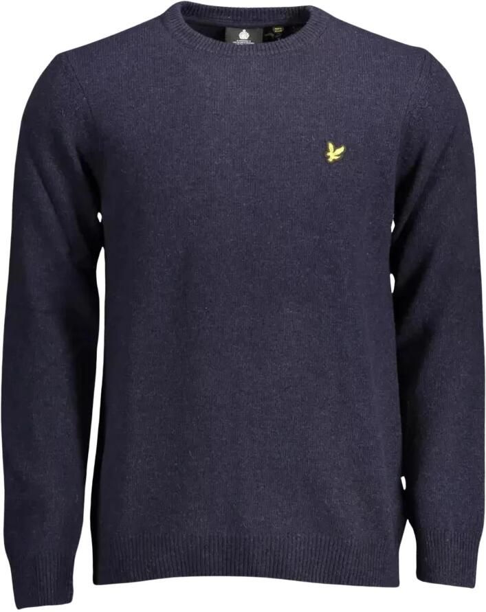 LYLE & SCOTT Heren Truien & Vesten Crew Neck Lambswool Blend Jump Donkerblauw
