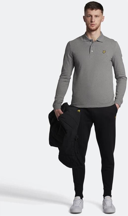 Lyle & Scott Stijlvolle polo met lange mouwen Grijs Heren - Foto 4