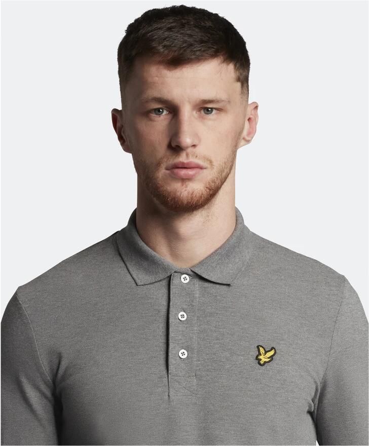 Lyle & Scott Stijlvolle polo met lange mouwen Grijs Heren - Foto 2