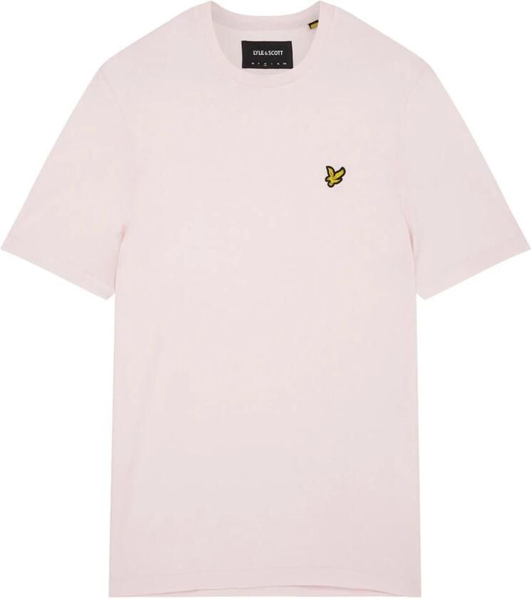 LYLE & SCOTT Heren Polo's & T-shirts Plain T-shirt Lichtroze - Foto 4