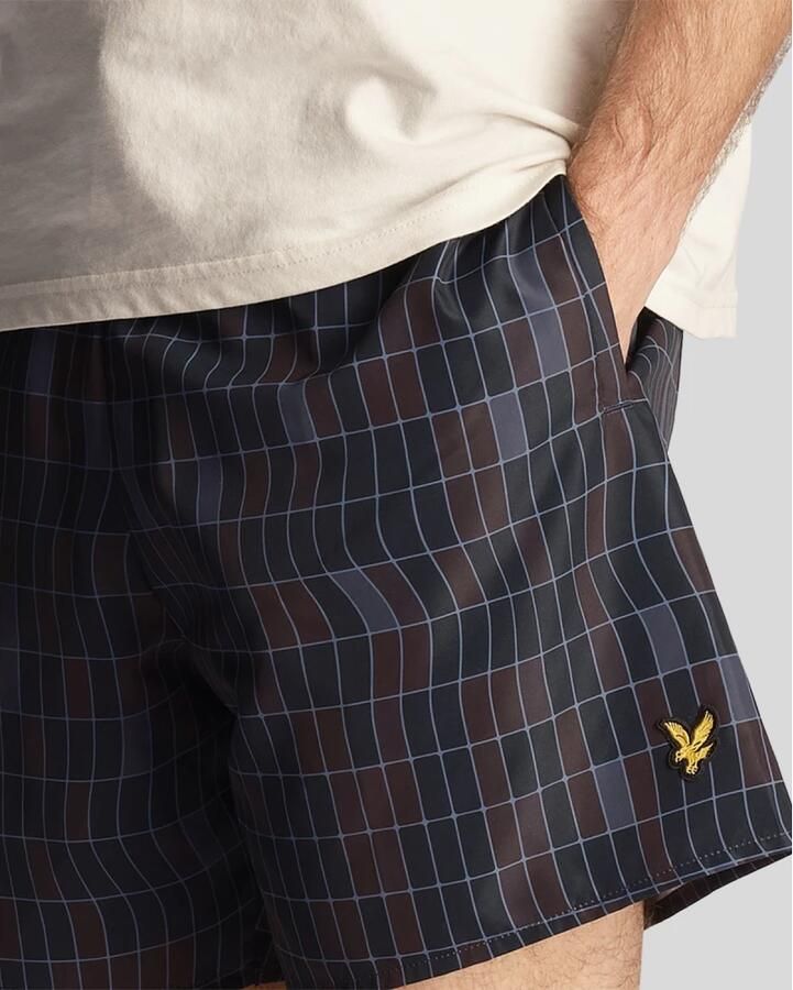 Lyle & Scott Zwembroek Lyle & Scott Short de bain à imprimé