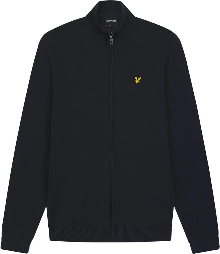 Lyle & Scott Donkerblauw Heren Vest met Rits Blue Heren