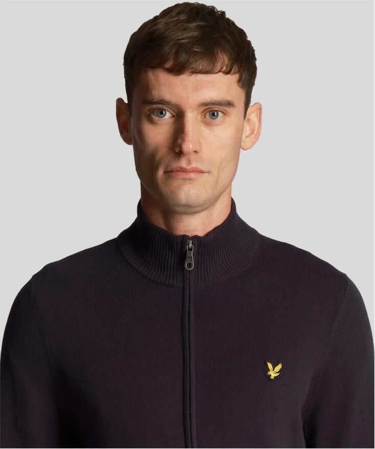 Lyle & Scott Donkerblauw Heren Vest met Rits Blue Heren - Foto 2