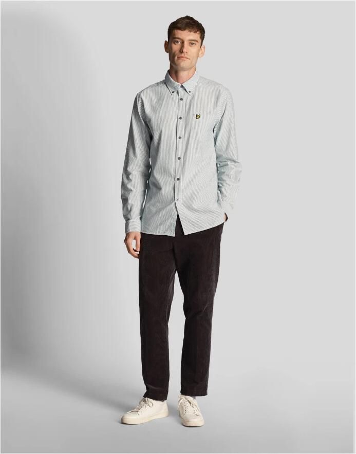 Lyle & Scott Overhemd Lange Mouw Lyle & Scott Chemise à rayures Oxford - Foto 2