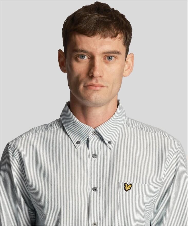 Lyle & Scott Overhemd Lange Mouw Lyle & Scott Chemise à rayures Oxford