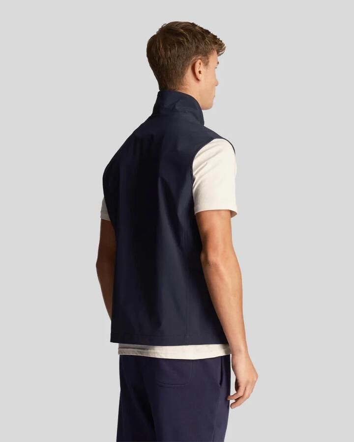 Lyle & Scott Blauwe Sweater Vest Softshell Blue Heren - Foto 5
