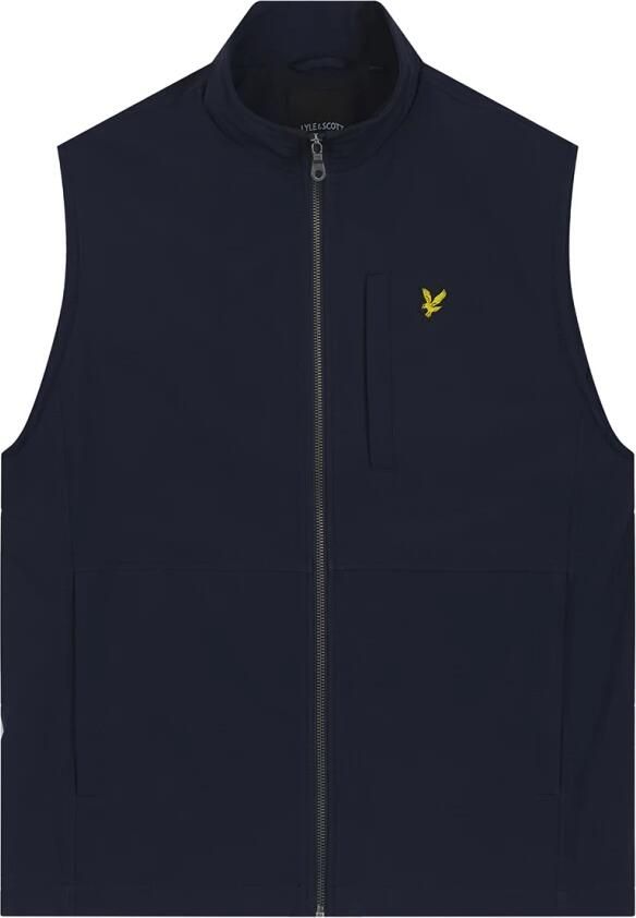 Lyle & Scott Blauwe Sweater Vest Softshell Blue Heren - Foto 6
