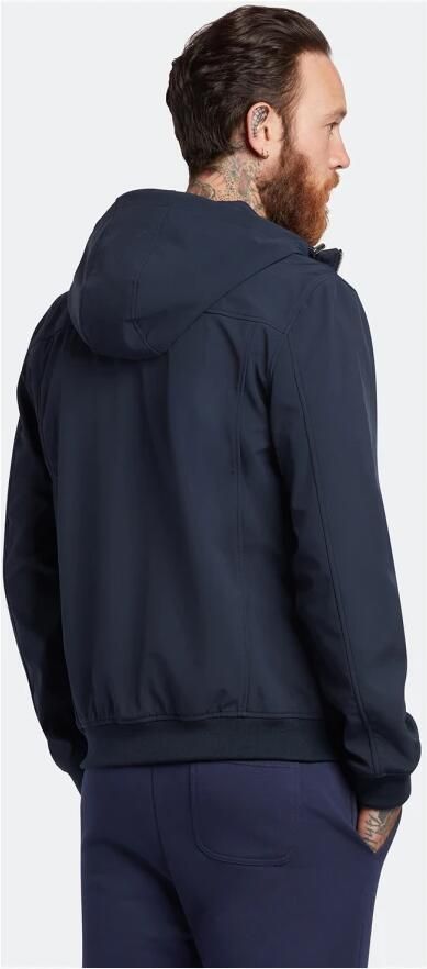 Lyle & Scott Blauwe Softshell Jas met Rits en Capuchon Blue Heren - Foto 15
