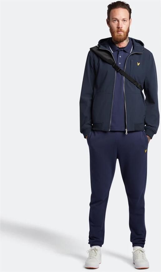 Lyle & Scott Blauwe Softshell Jas met Rits en Capuchon Blue Heren - Foto 10