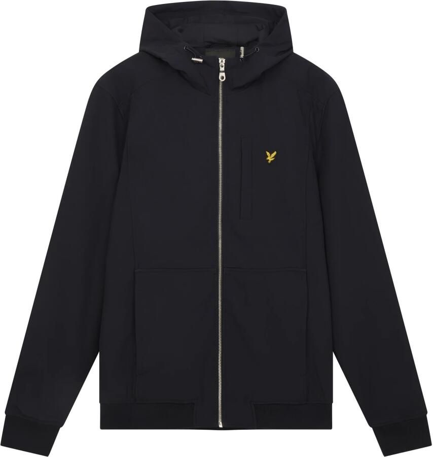 Lyle & Scott Blauwe Softshell Jas met Rits en Capuchon Blue Heren - Foto 5