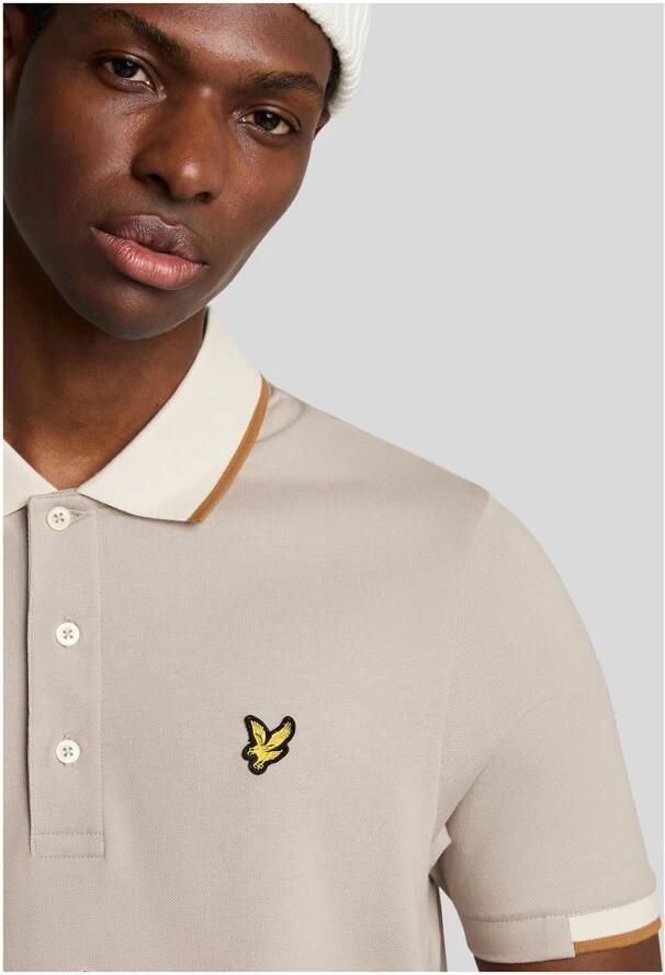 Lyle & Scott Polo Shirt Korte Mouw Lyle & Scott Half gekanteld poloshirt