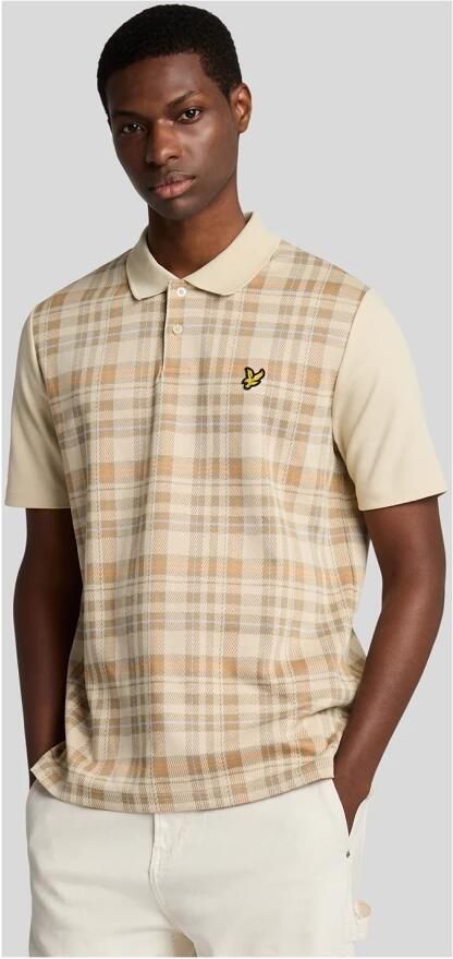 Lyle & Scott Polo Shirt Korte Mouw Lyle & Scott Relaxed Spring Tartan Poloshirt - Foto 3