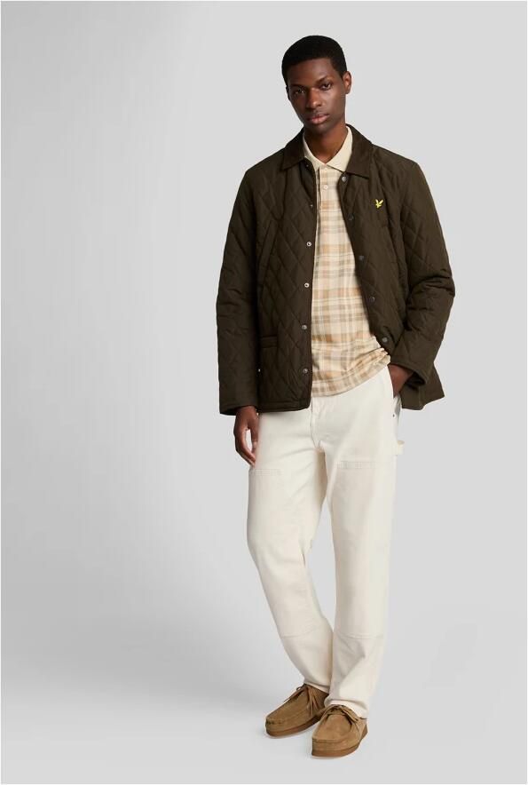 Lyle & Scott Polo Shirt Korte Mouw Lyle & Scott Relaxed Spring Tartan Poloshirt - Foto 2