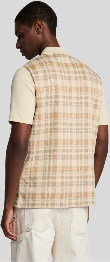 Lyle & Scott Polo Shirt Korte Mouw Lyle & Scott Relaxed Spring Tartan Poloshirt - Foto 4